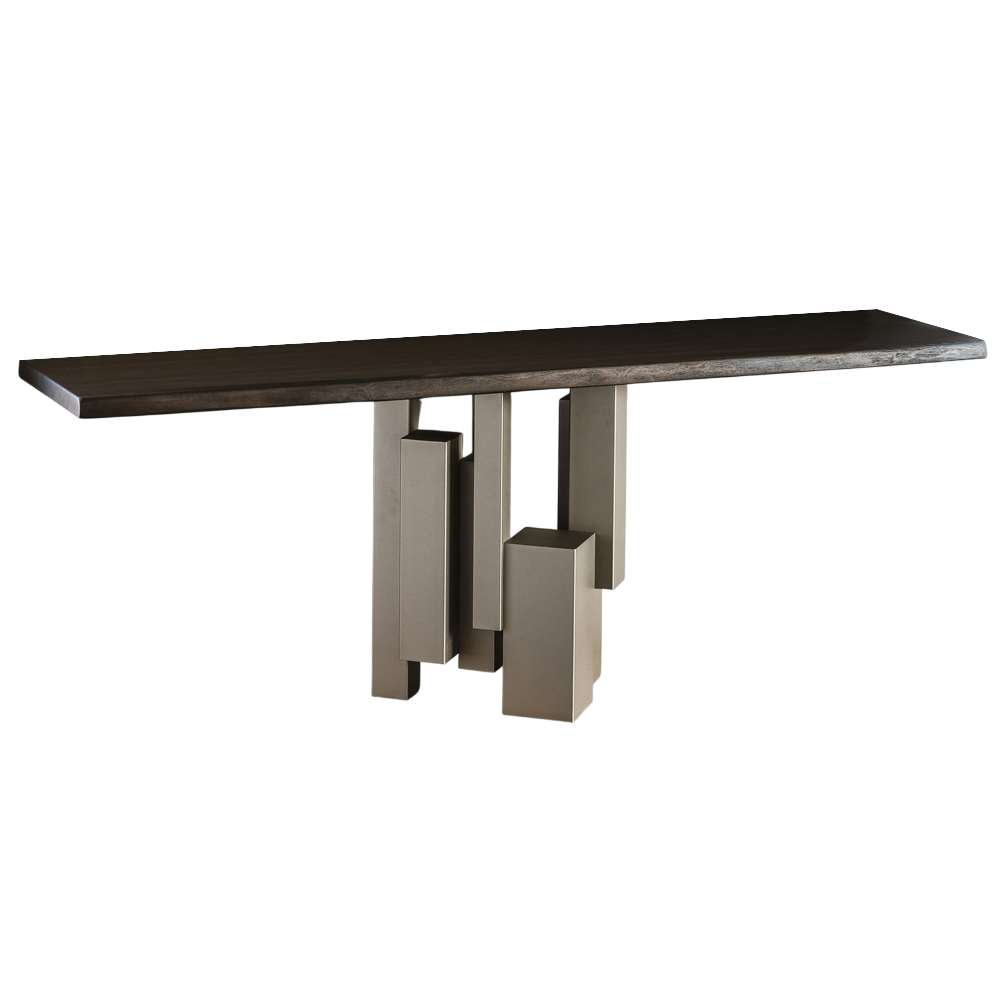 Consola Skyline de Cattelan Italia. Cónsola de madera para recibidor.