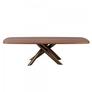 Mesa Style Redondeada Fija de Tonin casa. Muebles modernos de hogar.