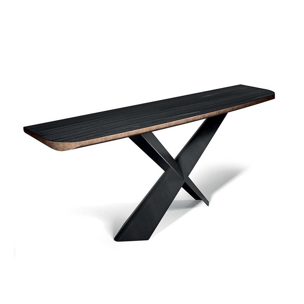 Consola Terminal Wood-C de Cattelan Italia. Cónsolas modernas de madera.