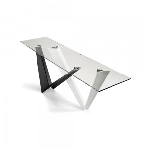 Cónsola Westin de Cattelan Italia.  Cónsolas de recibidor de madera.