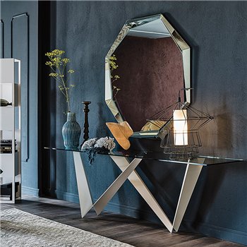 Cónsola Westin de Cattelan Italia.  Cónsolas de recibidor de madera.