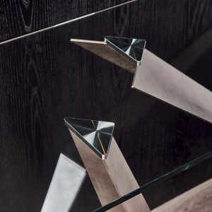 Cónsola Westin de Cattelan Italia.  Cónsolas de recibidor de madera.
