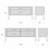Cómoda Tiffany de Tonin Casa. Muebles modernos italianos.