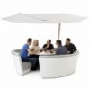 Mesa-Sofá Kosmos Extremis. Mueble de exterior de diseño original.