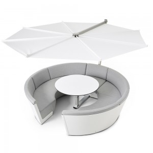 Mesa-Sofá Kosmos Extremis. Mueble de exterior de diseño original.