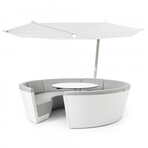 Mesa-Sofá Kosmos Extremis. Mueble de exterior de diseño original.