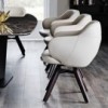 Silla Bombé de Cattelan Italia. Sillas tapizadas. Sillas para comedor.