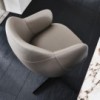 Silla Bombé X de Cattelan Italia. Sillas giratoria para comedor. Sillas modernas.