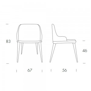 Silla Hug de Tonin casa. Muebles modernos de hogar.