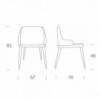 Silla Hug de Tonin casa. Muebles modernos de hogar.