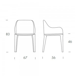 Sillón Hug de Tonin casa. Muebles modernos de hogar.