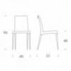 Silla Sofia de Tonin casa. Muebles modernos de hogar.