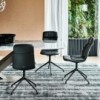 Silla Kelly de Cattelan Italia. Silla multifuncional. Sillas giratorias.