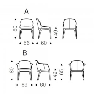 Silla Musa de Cattelan Italia. Sillas diseño. Sillas modernas de comedor