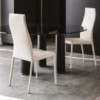 Silla alta Norma Couture de Cattelan Italia. Sillas diseño. Sillas modernas.