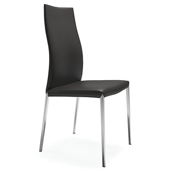 Silla Norma ML alta de Cattelan Italia. Silla de acero. Sillas de comedor.