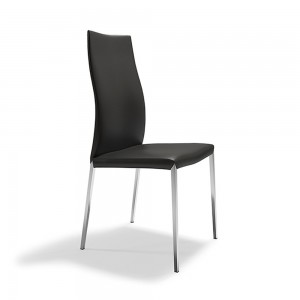 Silla Norma ML Couture de Cattelan Italia. Silla de acero. Sillas de diseño.