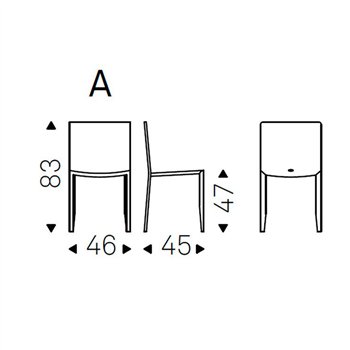 Silla Piuma Edition de Cattelan Italia. Sillas diseño. Sillas modernas.