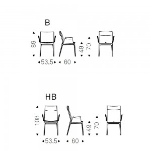 Silla Sofia de Cattelan Italia. Sillas diseño. Sillas modernas de comedor.