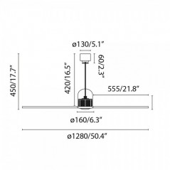 Ventilador Deco Fan Faro Barcelona
