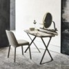 Silla Wilma de Cattelan Italia. Silla de acero tapizada. Sillas de diseño.