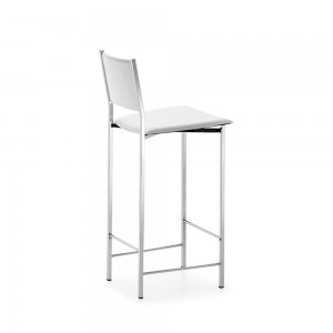 Taburete Alessio de Cattelan Italia. Muebles modernos italianos. Taburetes cuero.