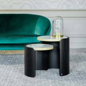 Mesa auxiliar Roller de Tonin casa. Muebles modernos de hogar.