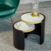 Mesa auxiliar Roller de Tonin casa. Muebles modernos de hogar.