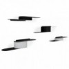 Estante Snowboard de pared de Tonin Casa. Muebles modernos italianos.