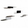 Estante Snowboard de pared de Tonin Casa. Muebles modernos italianos.