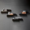 Estante Snowboard de pared de Tonin Casa. Muebles modernos italianos.