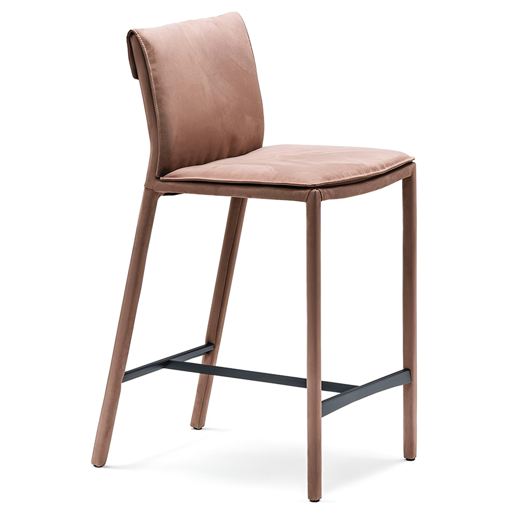 Taburete Isabel de Cattelan Italia. Taburetes de diseño. Taburetes en cuero.