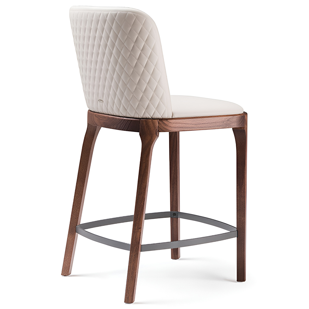 Taburete Magda Couture de Cattelan Italia. Taburete tapizado. Taburetes modernos.