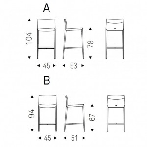 Taburete Norma ML Couture de Cattelan Italia. Muebles modernos italianos.