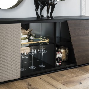 Aparador Aston de Cattelan Italia. Aparador de madera. Aparador moderno.