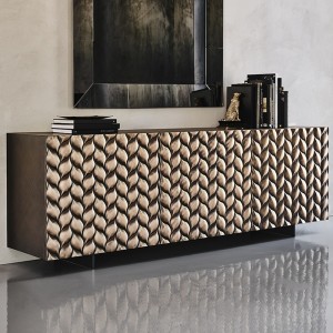 Aparador Lavander de Cattelan Italia. Aparador con puertas en poliuretano.