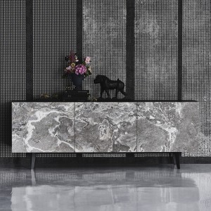 Aparador Metropol de Cattelan Italia. Aparador con puertas de cerámica.