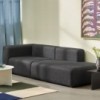 Sofá Mags 2,5 plazas lounge tapizado de HAY. Diseño oderno para salón.