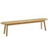 Banco Triangle Leg Hay de madera de Hay de diseño estilio nórdico.