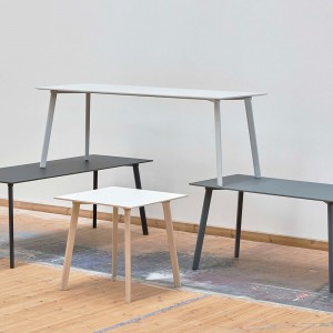 Mesa Copenhague Deux CPH210 cuadrada Hay. Mesas modernas estilo Nórdico.