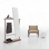 Galán de noche Ben de Alivar. Muebles modernos italianos. Mobiliario de diseño.