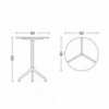 Mesa alta AAT 20 Hay. Mesa alta de diseño minimalista ideal para interior.