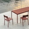 Mesa Balcony rectangular Hay. Mesa de diseño moderno para exterior.