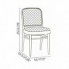 Silla 811 rejilla de Ton. Sillas de restaurantes, variados interiores.