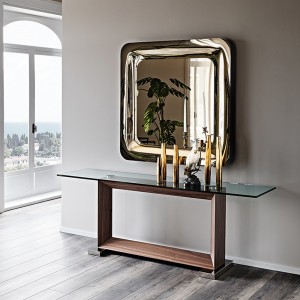 Espejo Glenn de Cattelan Italia en cristal reflejado para pared o suelo.
