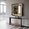 Espejo Glenn de Cattelan Italia en cristal reflejado para pared o suelo.