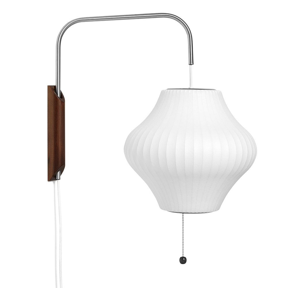 Lámpara pared Nelson Pear Sconce Hay. Lámparas modernas de calidad Nórdica.
