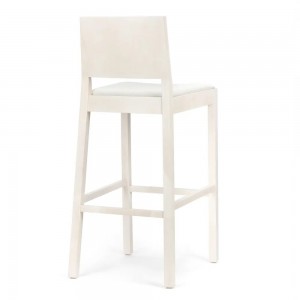 Taburete Lyon tapizado de Ton. Taburetes de cocina, varios interiores.