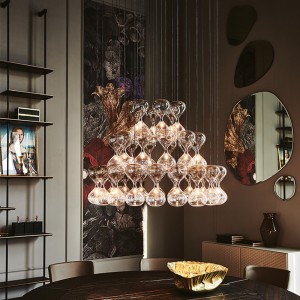 Lámpara colgante Sablier de Cattelan Italia. Lámparas de diseño moderno.