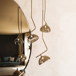 Lámpara colgante Sunset de Cattelan Italia con una o varias pantallas.